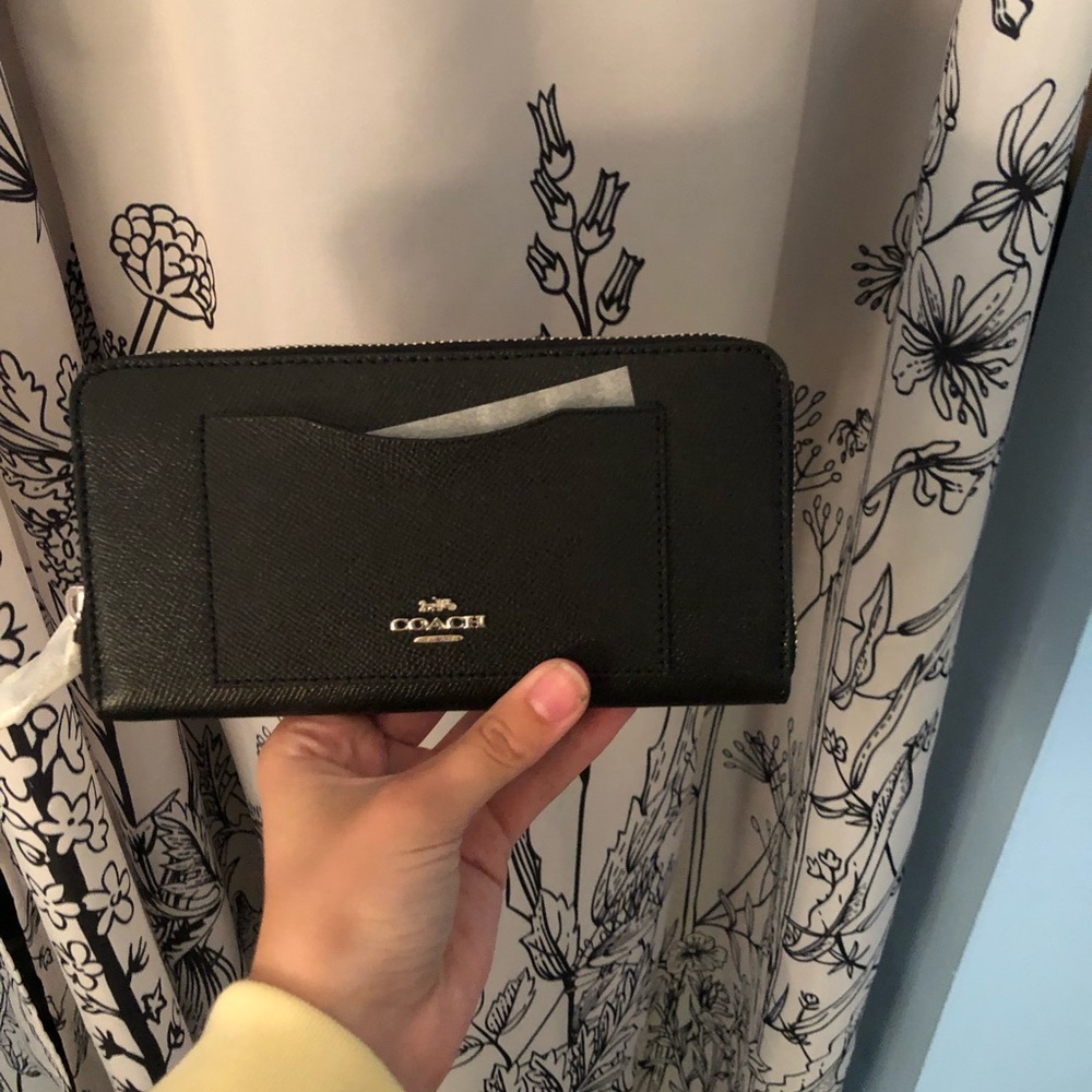 Black Never Used Coach Wallet